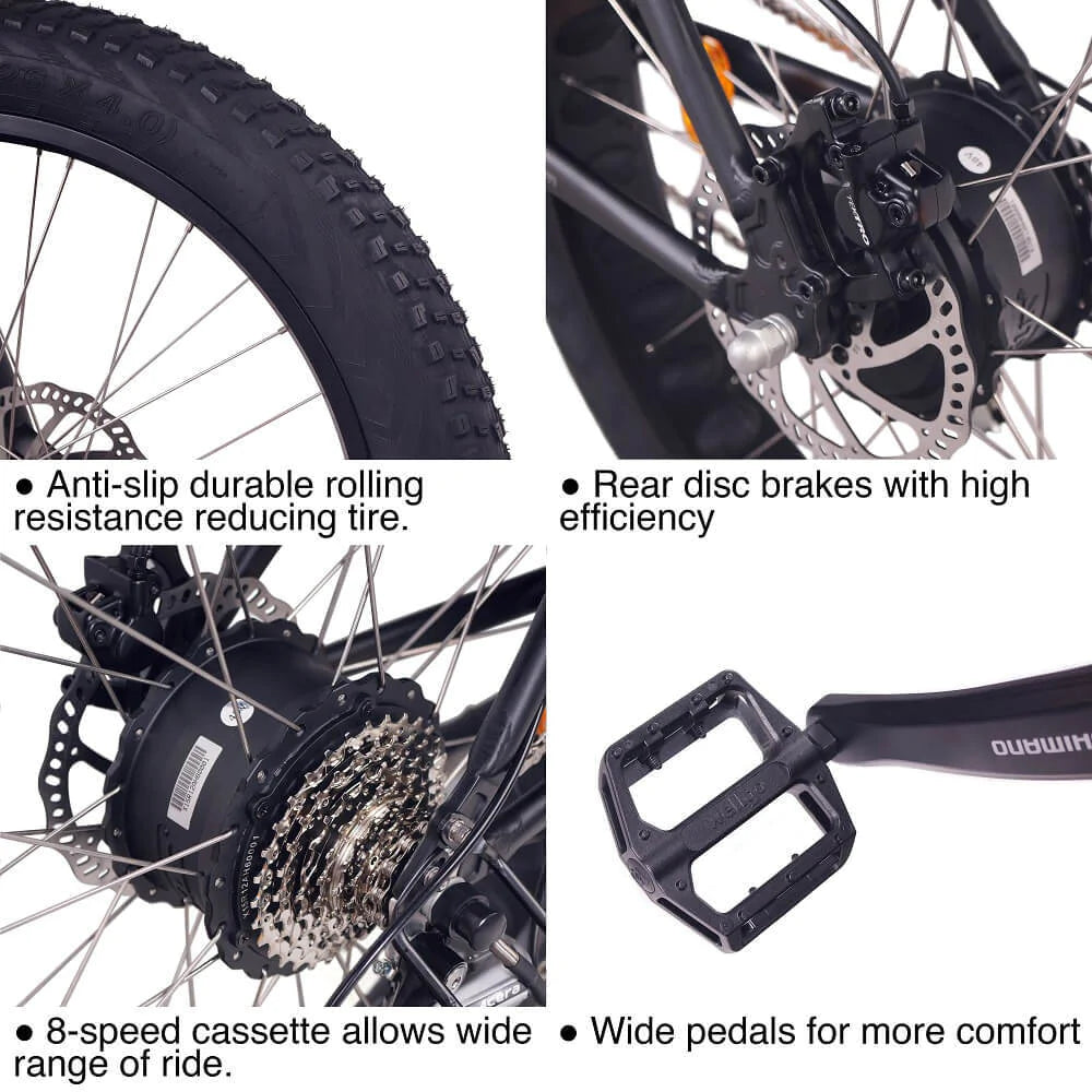 NCM Aspen Plus 250w 48v Fat Tyre E-Bike