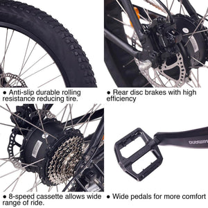 NCM Aspen 250w Fat Tyre Electric Bike