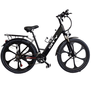 City 250w Step Through Electric Bike Mag Wheels